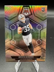 Brock Bowers RC 2024 Mosaic Silver #313 - Picture 1 of 2