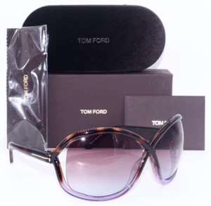 TOM FORD TF 1068 56Z BETTINA HAVANA FADE W/PINK GRADIENT LENS SUNGLASSES 68-15 - Picture 1 of 4