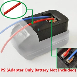 1x Adaptador diseñado para batería Milwaukee M18 salida hágalo usted mismo (14 AWG / cobre) - Imagen 1 de 4