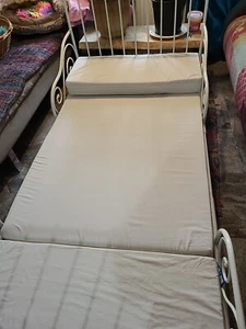 IKEA Minnen Light Cream Extendable Bed - Picture 1 of 9
