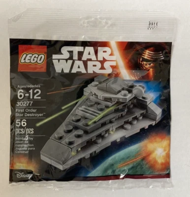 Lego Star Wars First Order Star Destroyer 30277 Disney 2016 56 Pcs New Sealed - Image 1 of 4