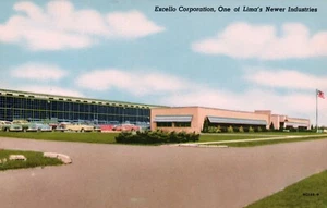 Excello Corporation in Lima OH Postcard - Picture 1 of 2