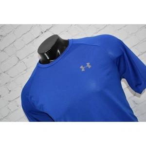 Under Armour Gym Shirt Tech Tee Mens Size XL Blue HeatGear Performance  - Picture 1 of 6