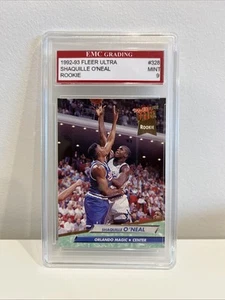 1992 FLEER ULTRA SHAQUILLE O'NEAL ROOKIE CARD #328 PSA 9 MINT - Picture 1 of 4