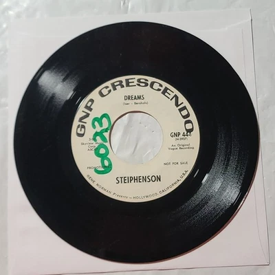 Steiphenson ~ Dreams/ Rainbow ~ GNP Promo 45 RPM Record - Image 1 of 4