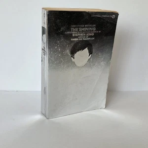 The Shining Stephen King Silver Mirror Paperback Signet - True 1st PRINTING  - Picture 1 of 8