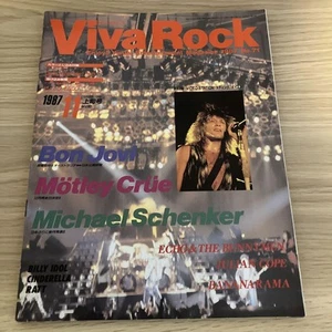 Viva Rock Magazine Issue 71 November 1987 Bon Jovi Motley Crue Billy Idol - Picture 1 of 5