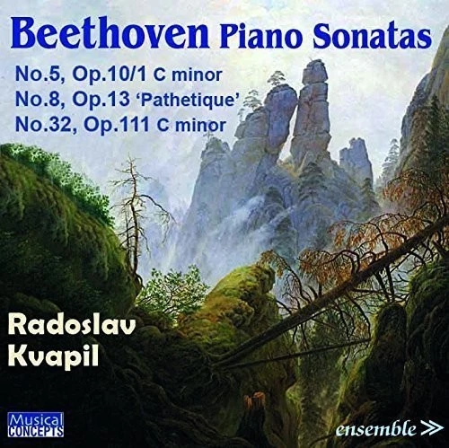 Beethoven / Kvapil,R - BEETHOVEN: Piano Sonatas No. 5 Op.10/1, No.8 Op. 13 [Used - Image 1 of 1