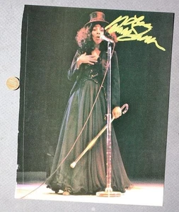 Disco Star Donna Summer Signed / Autographed color book / program photo SCARCE - - Picture 1 of 1