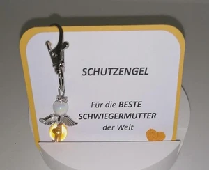 Glücksbringer Perlen Schutzengel Geschenk Schwiegermutter Geburtstag Weihnachten - Bild 1 von 2