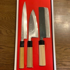 Japanisches Küchenmesser Kochmesser Set gebraucht #227 - Bild 1 von 5
