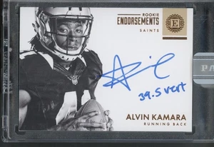 2017 Panini Encased Endorsements Bronze Alvin Kamara 1/1 Auto RC Rookie - Bild 1 von 2