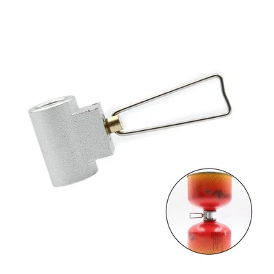 Conversione Adattatore Campeggio Fornello a Gas Convertitore Valvola Contenitore - Bild 1 von 4