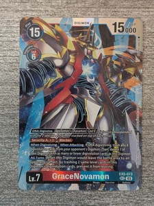 Digimon CCG GraceNovamon (Textured) EX5-073  Secret Rare (SR) Foil - 1141 - Picture 1 of 2