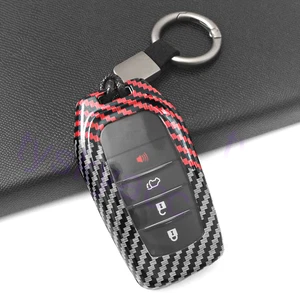 Key Case Fob Holder Key Chain Cover For Toyota Sienna Hilux Mirai Venza Fortuner - Bild 1 von 9