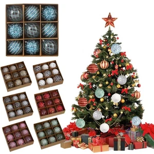 1 Set Schaumstoff Weihnachtskugel Ornamente Christbaumschmuck M0K2 - Bild 1 von 19