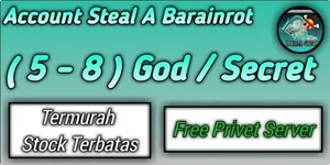 Steal A Brainrot Acc | 5-8 Brainrots God/Secret - Picture 1 of 1
