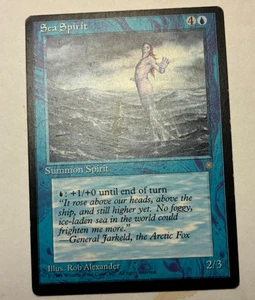 Magic The Gathering Ice Age Sea Spirit casi nuevo común - Imagen 1 de 2