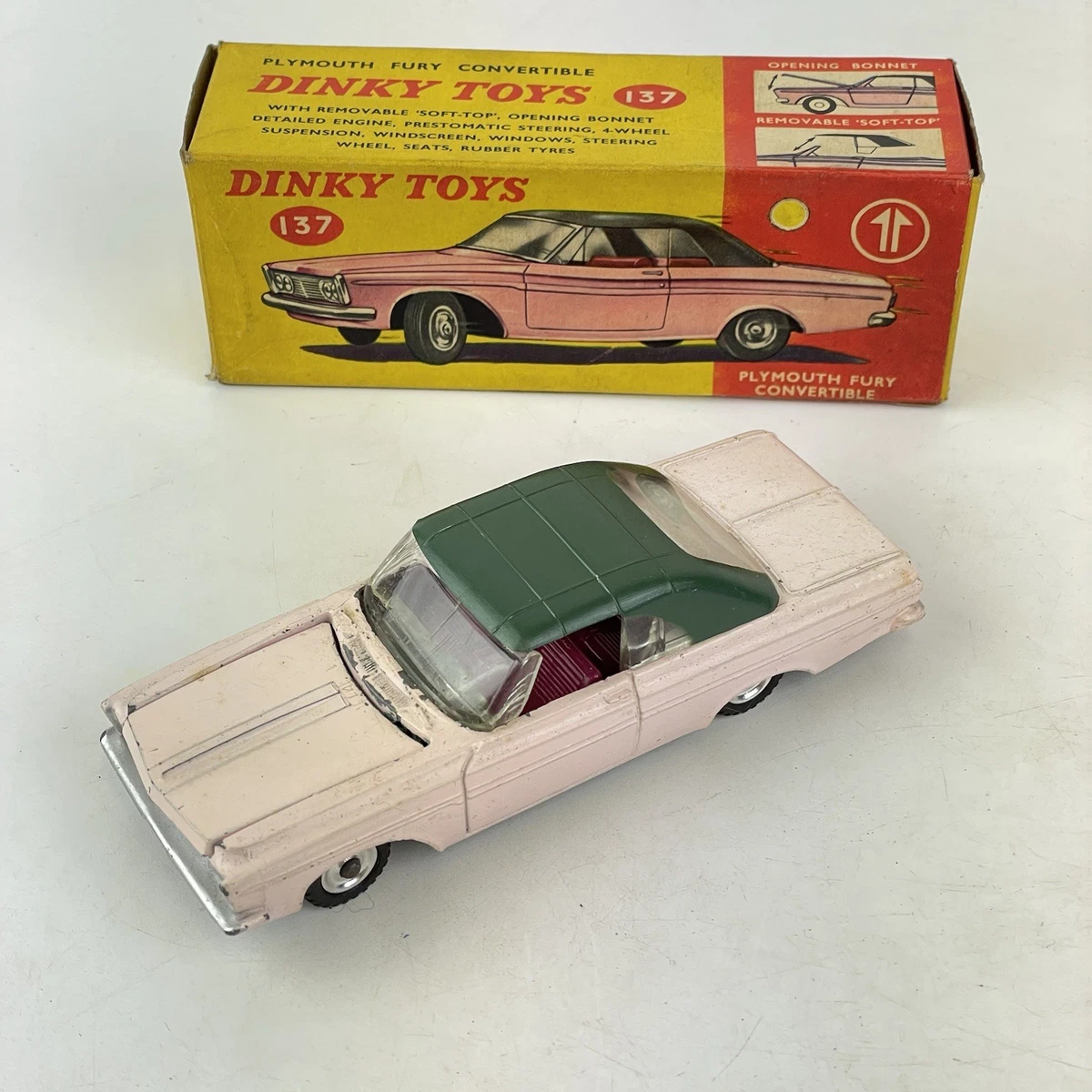 Dinky Plymouth Vintage Manufacture Diecast Cars, Trucks & Vans for