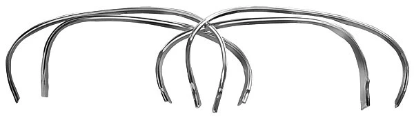 1969 CHEVY IMPALA  BEL AIR  CAPRICE WHEEL WELL MOLDING SET 69C-90010-SET - Image 1 of 1