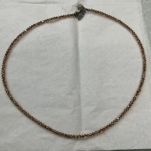 Emily Ray Sterlingsilber Bernstein Farbstein Kinder oder Halsband Halskette Neu ohne Etikett! - Bild 1 von 7