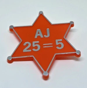 AJ Foyt 25 = 5 Sheriff Star - Picture 1 of 1