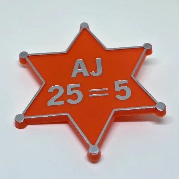 AJ Foyt 25 = 5 Sheriff Star - Image 1 of 1