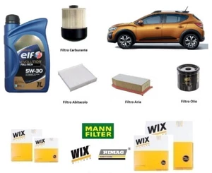 Kit Tagliando per Dacia Sandero II 1.5 Blue DCi 55 Kw + 5 Litri Olio Elf 5W30 - Imagen 1 de 8