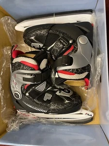 Patin a glace Fila X One Comp 10 Ice Black Red Pointure EU 32-35 MP 19-21.5 - Photo 1/3