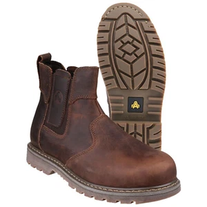 Amblers FS165 Botas de Seguridad Distribuidor Hombres Damas Trabajo Sin Cordones Puntera de Acero Chelsea - Imagen 1 de 4