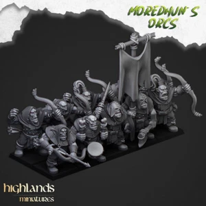Highlands Miniatures Orc Archers Command – Suits Warhammer The Old World/Fant... - Picture 1 of 1