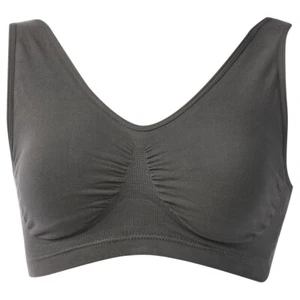 Rhonda Shear Original Cotton-Blend Ahh Bra Grey 2XL A000808 - Picture 1 of 1