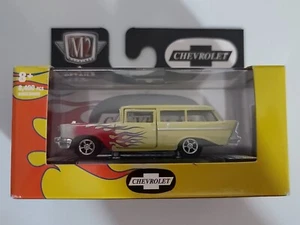 M2 Machines 1957 Chevrolet 150 Handyman Station Wagon With Flames R59 - Picture 1 of 6