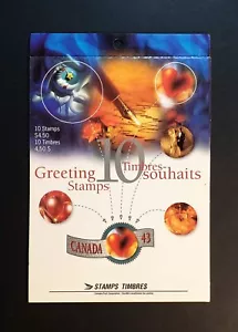 Stamps Canada Mint: #1508a 43c Greetings Booklet--1 MNH - Picture 1 of 2