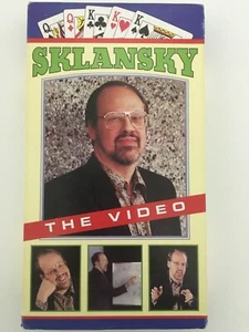 Sklansky The Video VHS 1995 Hold'em 7 card stud Omaha Hi-Lo split Poker - Picture 1 of 3