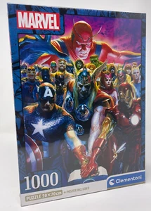 Clementoni Marvel Puzzle The Avengers – 1000 Pieces – Adult Jigsaw Puzzle 🧩 - Picture 1 of 2