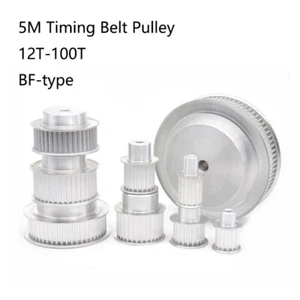 Polea de correa de distribución 5M 12T-100T rueda síncrona tipo BF para correa de distribución de 20/25 mm - Imagen 1 de 62
