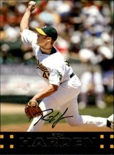 2007 Topps Update Oakland Athletics Baseball Card #122 Rich Harden