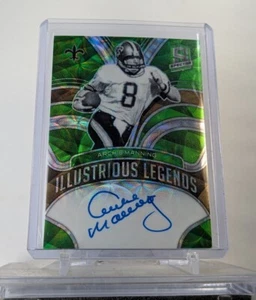 2022 Panini Spectra Archie Manning Illustrious Legends on card Auto Green /35 - Picture 1 of 2