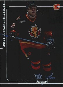 2000-01 BAP Signature Series Calgary Flames Hockey Card #18 Jarome Iginla