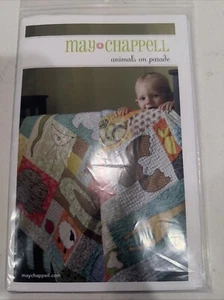 2013 May Chappell Animals On Parade Quilting Patterns. Baby Quilt 42”x42” Size - Picture 1 of 5
