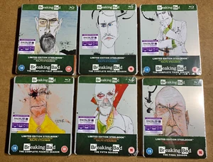 Breaking Bad Complete Series Blu-Ray Limited Edition Steelbook Collection Zavvi - Picture 1 of 3