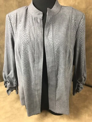 BRANDON THOMAS.        SIZE LARGE        GRAY JACKET - Image 1 of 4