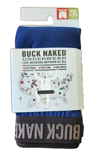 Duluth Trading Co. Men's Buck Naked Underwear Boxer Briefs 2XL Dark Cobalt - Picture 1 of 2
