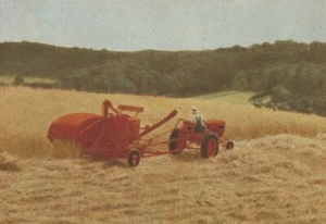 c1930s Allis-Chalmers All Crop Harvester tractor field E614 - Picture 1 of 3