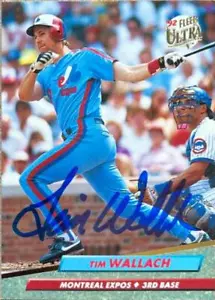 Tim Wallach Autographed 1992 Fleer Ultra #226 - Picture 1 of 1