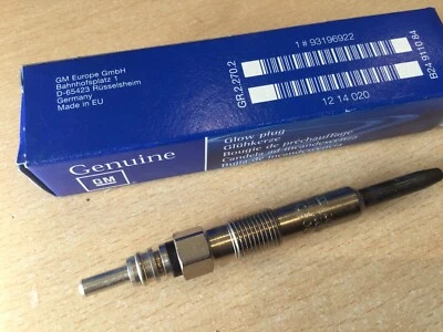 BNIB GENUINE NEW VAUXHALL VIVARO A MOVANO A 1.9 DIESEL  GLOW PLUG 93196922 - Image 1 of 4