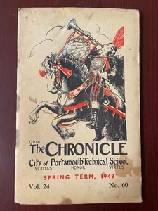The Chronicle City Of Portsmouth Technical School Spring Term 1948 Vol.24 No.60 - Imagen 1 de 4