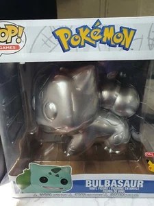 Pokemon Funko Pop 25th Anniv Giant Bulbasaur 10* Silber - Bild 1 von 14