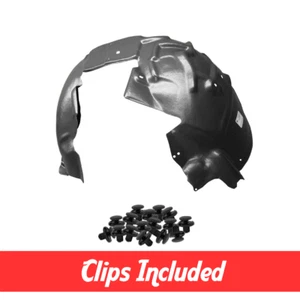 Driver Side Fender Liner w/ Clips For 2009-2012 Audi A4/S4 AU1248120 - Picture 1 of 7